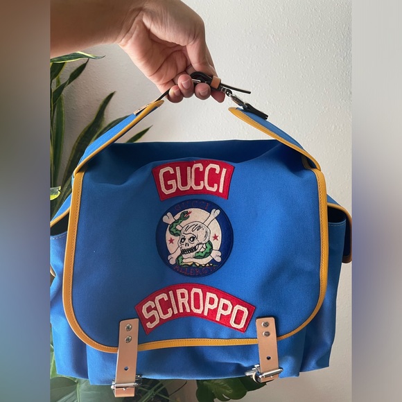 Gucci Kids Sciroppo Patch Backpack - Picture 4 of 15